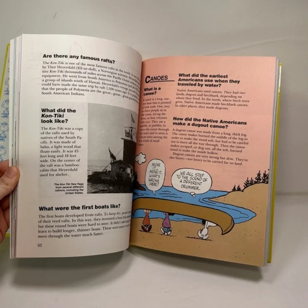 Charlie Brown Earth‎ Water and Air Childrens Educational Book Snoopy 1994